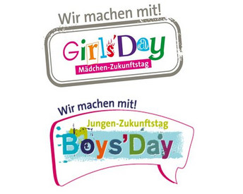 Hier sind die Logos vom Girls Day beziehungsweise Boys Day abgebildet.